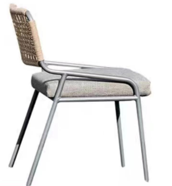 Mesa y silla al aire libre combinación patio ocio silla de caña comedor terraza silla al aire libre silla de cafeteria jardín silla de caña