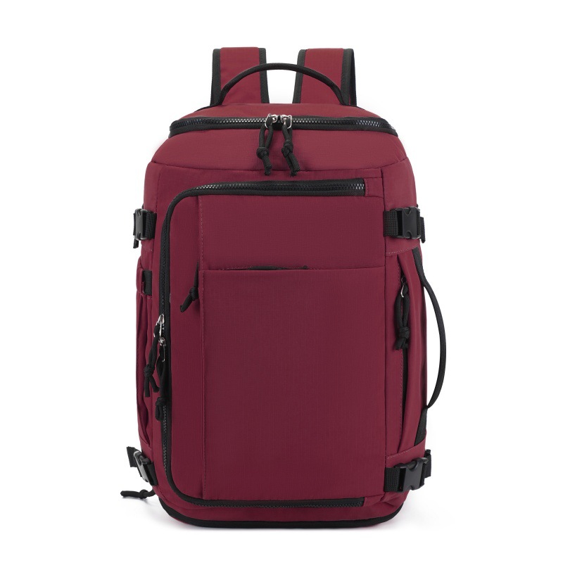 Mochila para computadora de viaje de equipaje de mano deportivo de ocio de nailon transfronterizo para hombres y mujeres mochila para almacén de zapatos mochila ligera