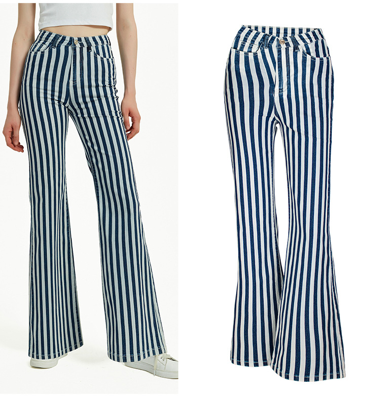 Women's Stripe Washed BOTTOMS display picture 7