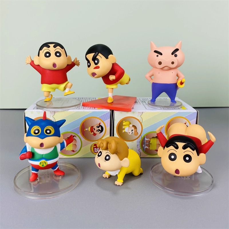 다이나믹 크레용신짱 PVC (6개 세트)