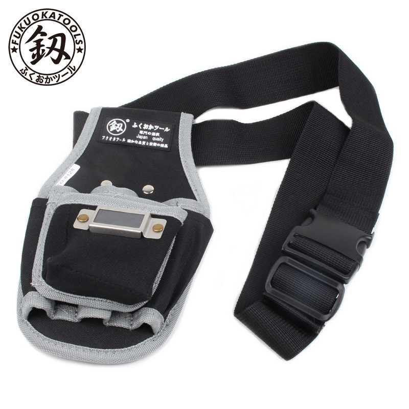 釰福冈工具 帆布腰包工具包多功能维修电工腰袋耐磨FO-8128