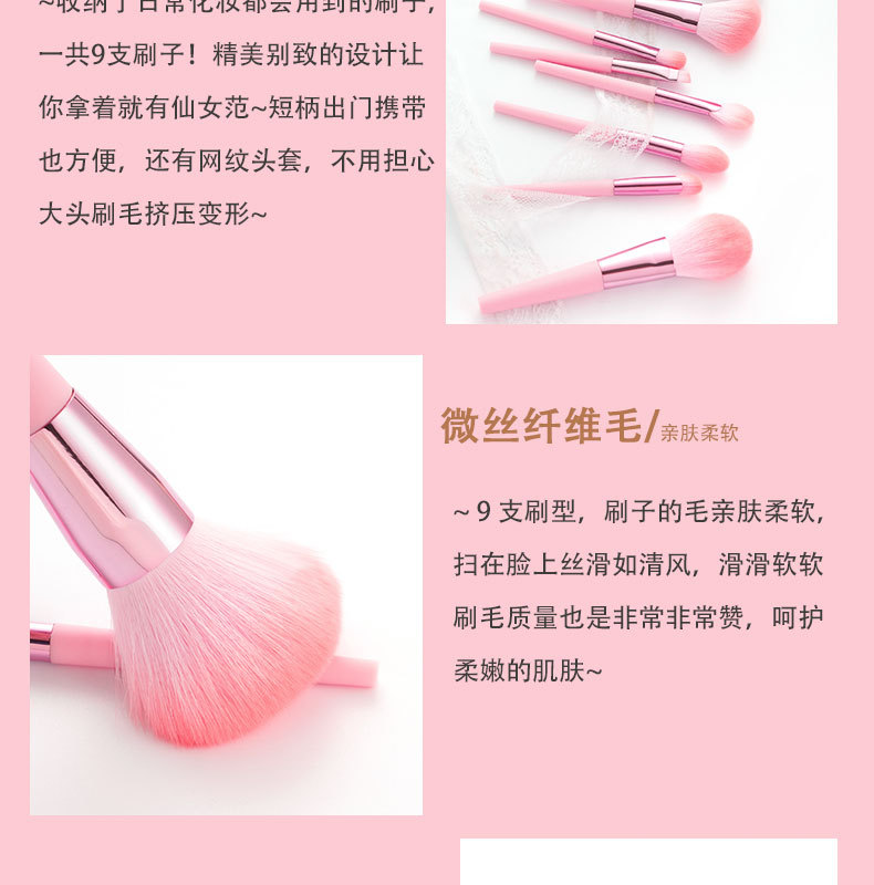 Cangzhou makeup brush set, portable loose brush, blush brush, dot color brush, soft bristle makeup set, brush, complete set of beauty tools Application Scenario