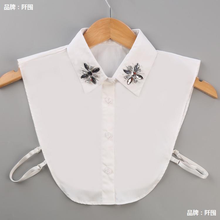 假领子女士百搭纯棉假领假衬衫领子韩版假衬衣领秋冬季毛衣装饰领