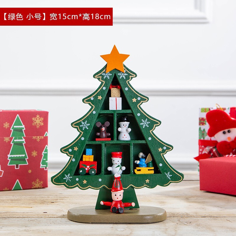 2025年クリスマスデコレーション 小型ミニツリー DIY 立体インスタ風シーンレイアウト デスクトップ飾り 子供用 家庭用|undefined