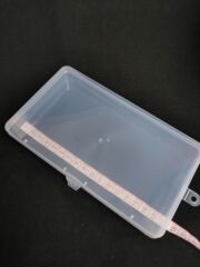 Rectangular transparent plastic storage box PP empty box jewelry fishing gear hardware tools sample box electronic components