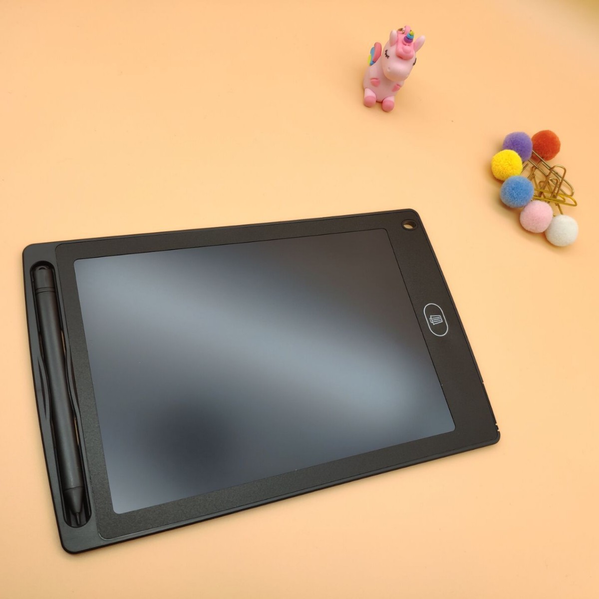 Tablero de escritura LCD de 12 pulgadas LCD tablero de escritura de los niños tablero de graffiti tablero de pizarra pequeña pizarra mensaje práctica palabra color escritura