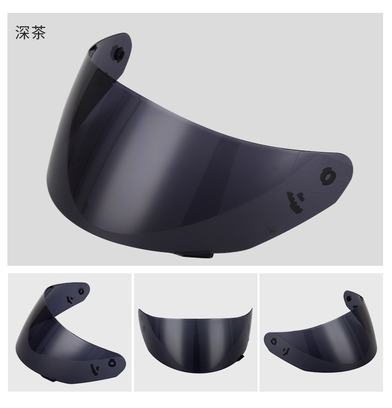 Motorcycle Helmet 352 Lens Adapted to 384, 802, 351 Helmet Safety Lens Windproof and Uv-Proof Accessories