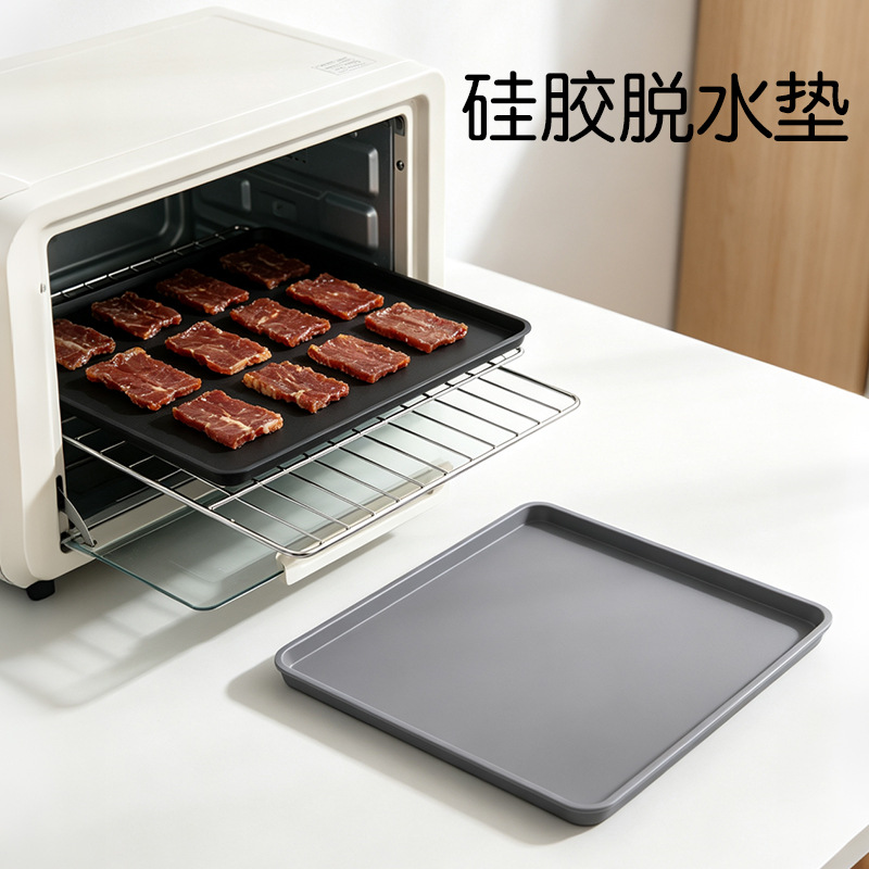 Tapete para Bandeja de Horno de Silicona de Grado Alimenticio, Antiadherente, Resistente a Altas Temperaturas, para Horno