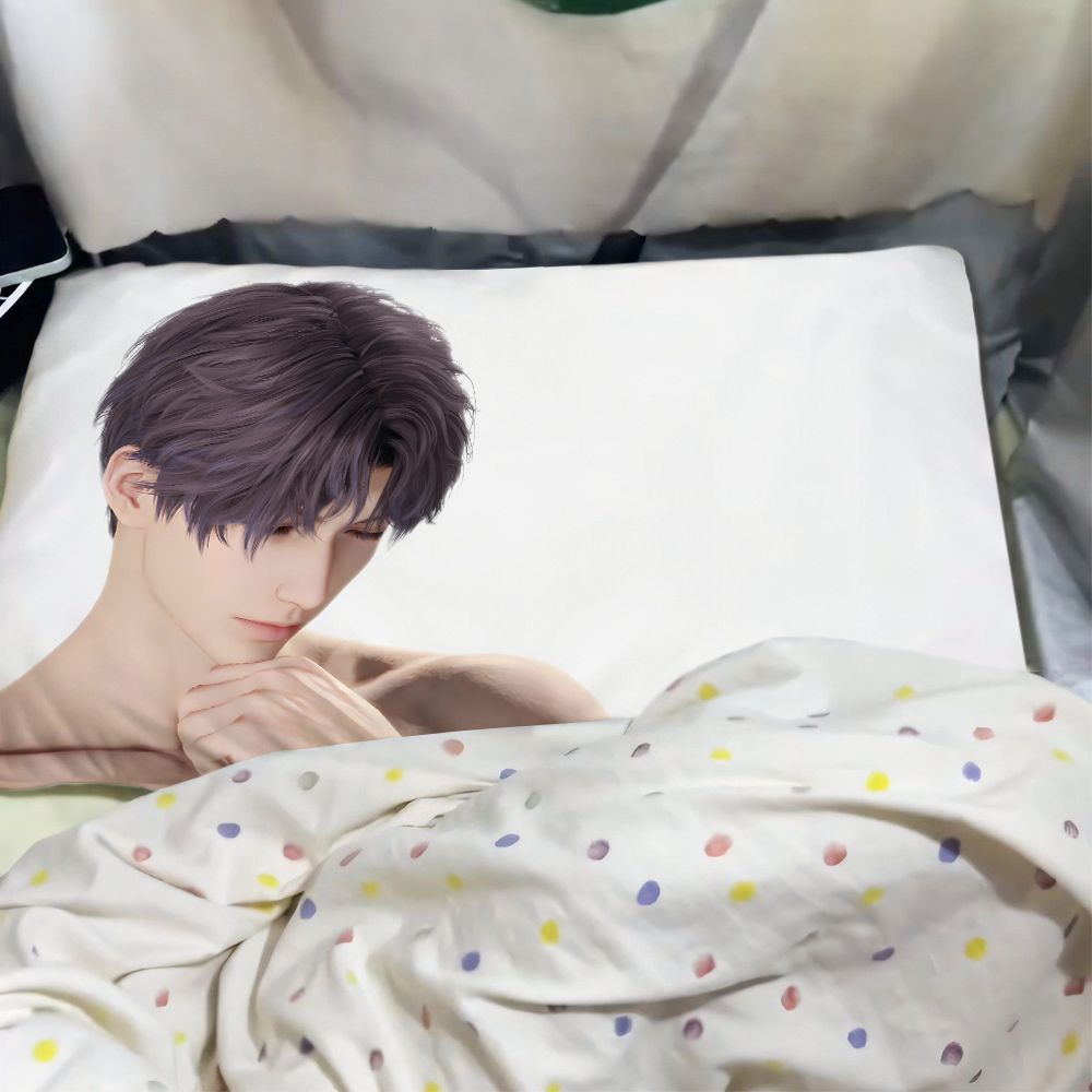 Love and Deep Space Side Sleeping Pillow Qi Yu Shen Xing Hui Li Shen Xia Yi Day Qin Che Bedside Sleeping Pillow Picture Pillowcase