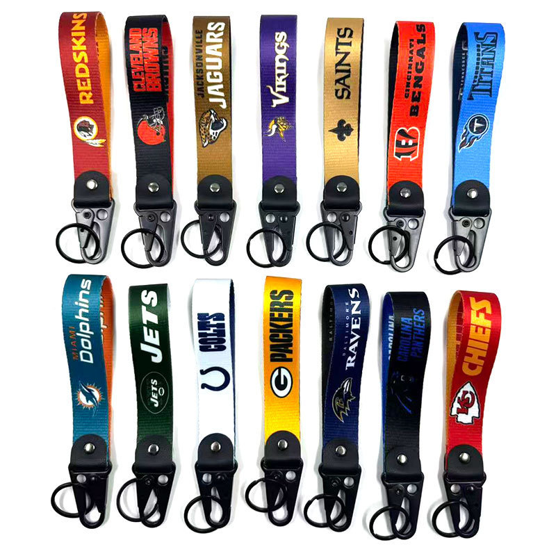 Football and Rugby Club American Team Wristband Eagle Beak Buckle Pendant Keychain Cross-Border Wholesale