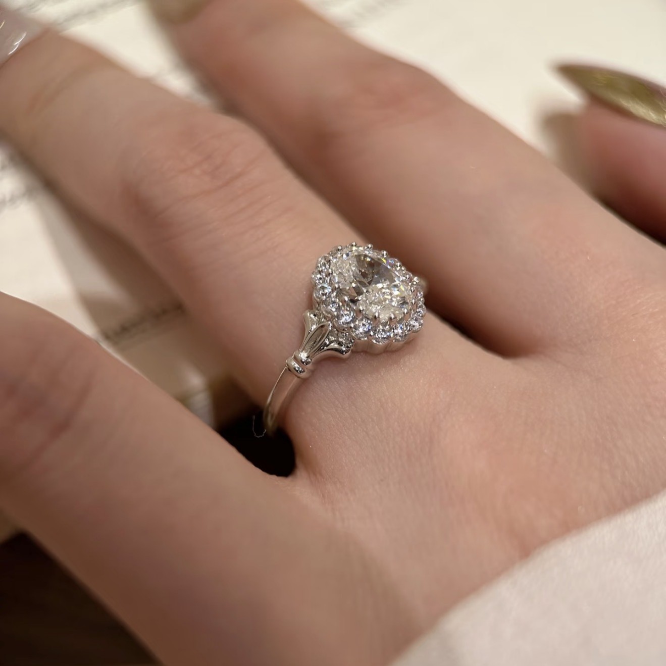 Small design fashionable sophisticated elegant universal adjustable wedding ring, high-quality style