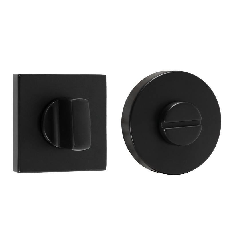 Personalizada puerta interior de fundición anti-bloqueo mano tornillo perilla de cerradura de puerta de baño accesorios de cerradura de puerta de baño