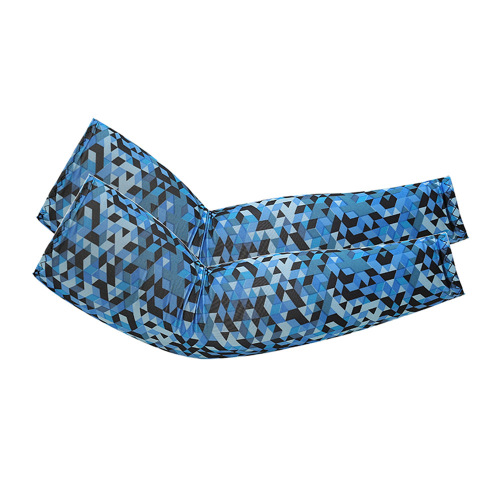 Cross-border Amazon cycling ice silk sleeves for summer outdoor sun protection arm guards made of milk silk material, breathable, sweat-absorbent and skin-friendly