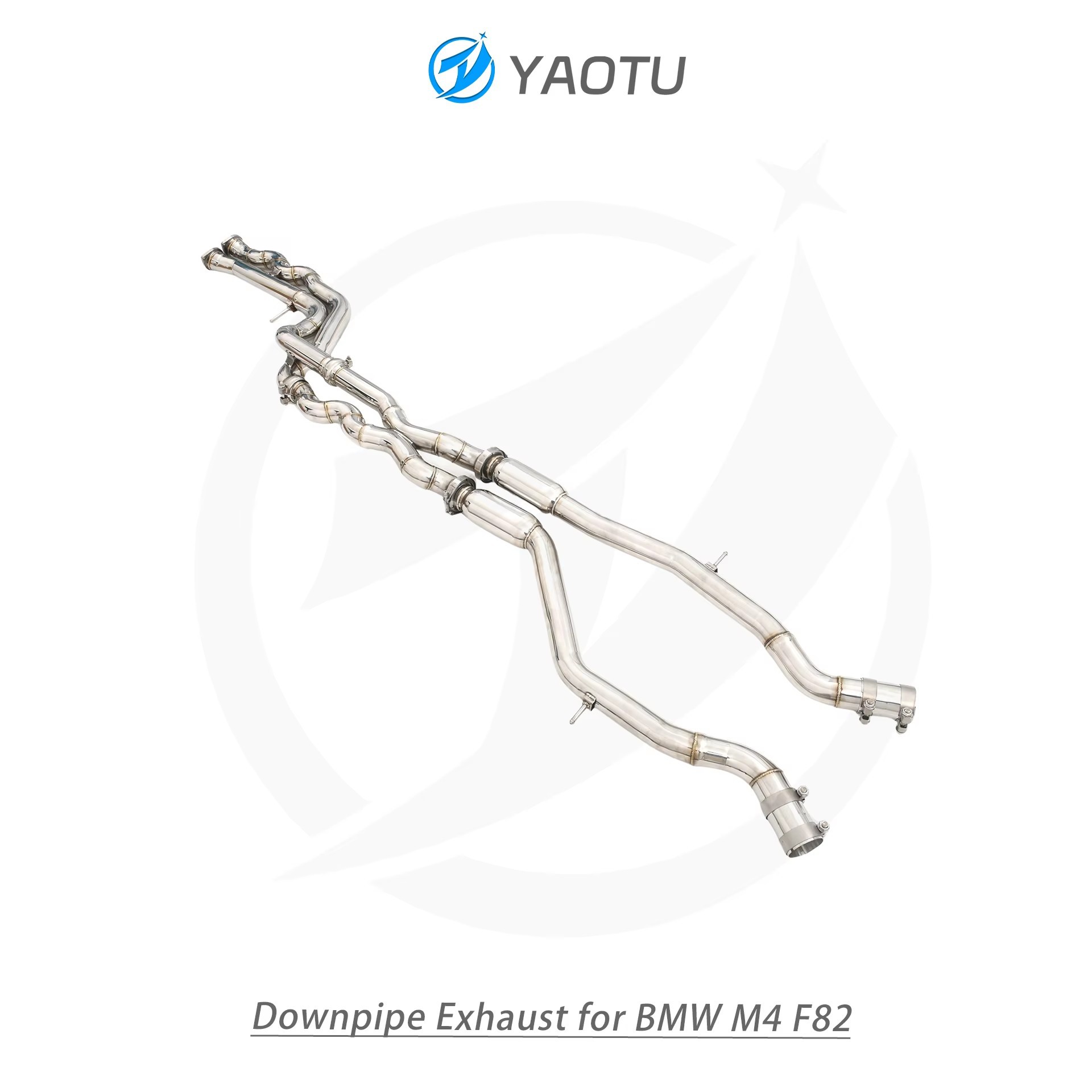 YT high-performance stainless steel equal-length mid-pipe for BMW M4 F82