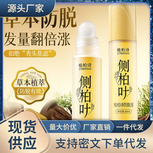 植柏诗侧柏叶固发防脱液育发防脱草本植物养护自带滚珠养发液工厂