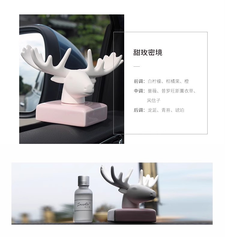 Yilu Ping an Car Perfume Holder Car Supplies Car Aromatherapy Long-Lasting Light Fragrance Men's Creative High-End Ornaments