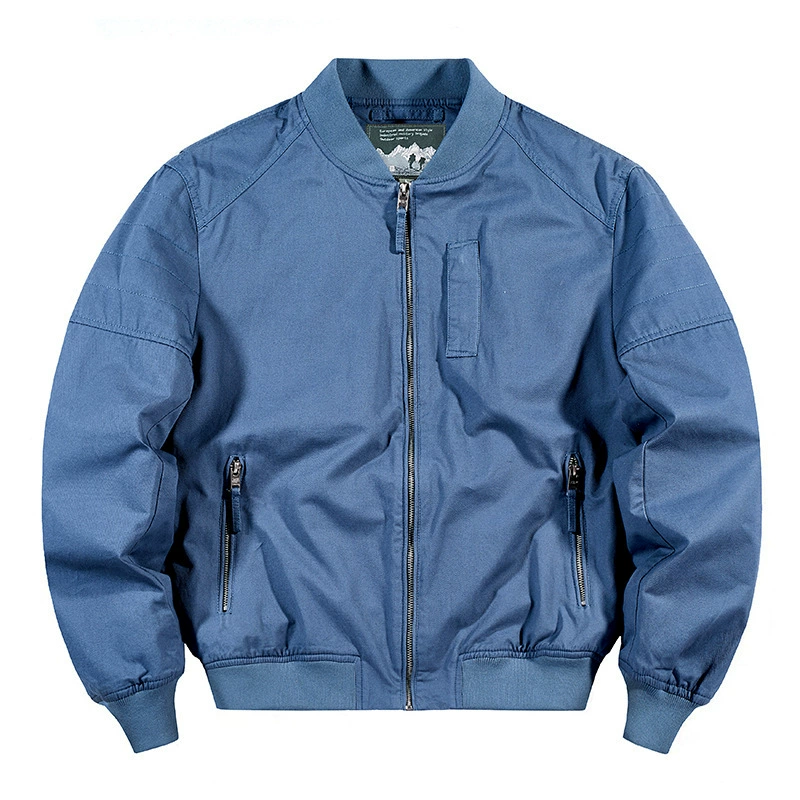 Куртка-бомбер, бейсбольный костюм с Бейсбольным воротником, мужская верхняя куртка, Мужская Осенняя Новая мужская повседневная куртка, Мужская