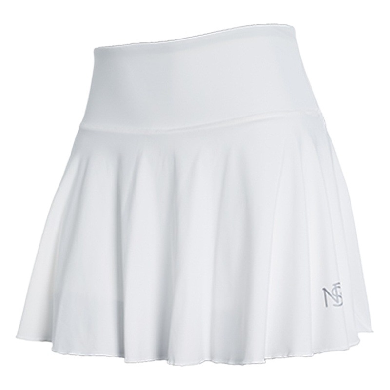 Falda deportiva de verano para mujer, falda elástica de cintura alta para fitness con bolsillo con solapa, pantalones de tenis, falda de yoga desnuda, falda para correr y aeróbicos