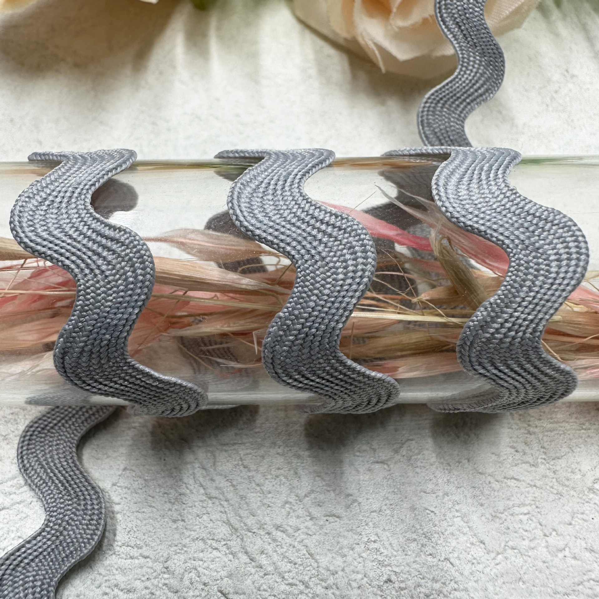 8mm onda sólida en forma de S curva banda de encaje cortina sombrero ropa infantil joyas de boda accesorios de ropa