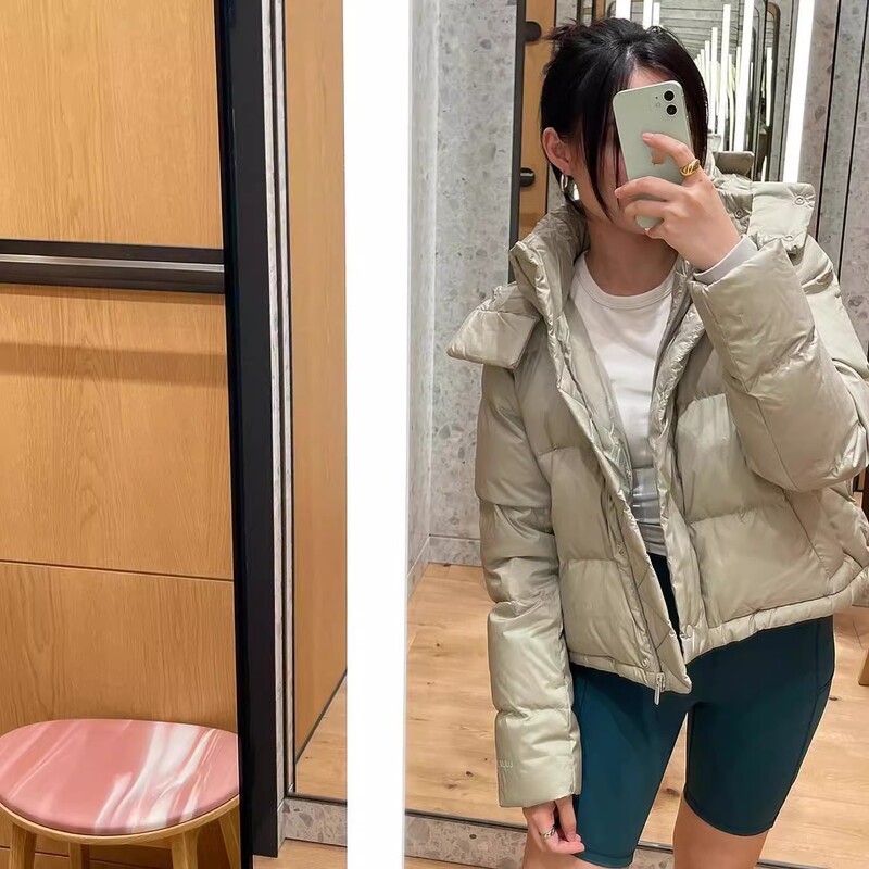 LULU同款Wunder puff 五格鸭绒加厚羽绒服运动休闲可拆卸夹克外套|undefined