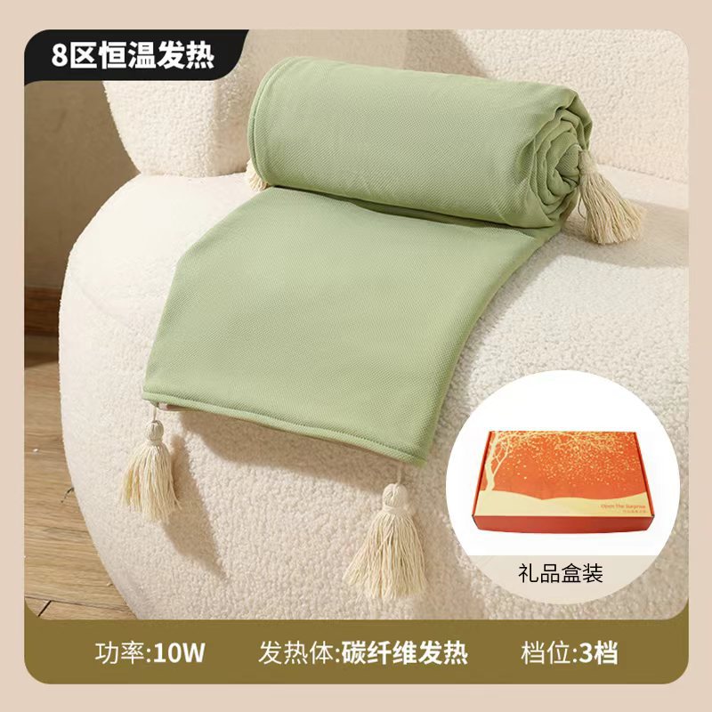 Mantra de calefacción eléctrica para cubrir las piernas de la oficina, mantas de calentamiento lavables, mantas de calentamiento de temperatura constante, artefacto de calefacción exterior para el usuario doméstico