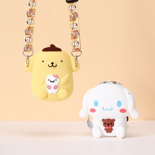 Cute Children's Silicone Mini Crossbody Bag Coin Shoulder Girl Cartoon Fashion Bag Trendy Princess Bag Series