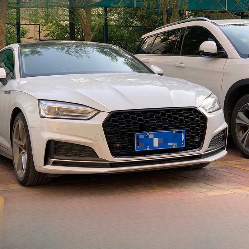 Подходит для Audi A5 17-20 обновление RS5, модифицированная середина решётки, необозначенная сотчатая радиаторная лицевая часть, оптовая продажа