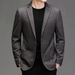 秋冬新款修身西装外套男商务职业绅士休闲男士小西服批发正装