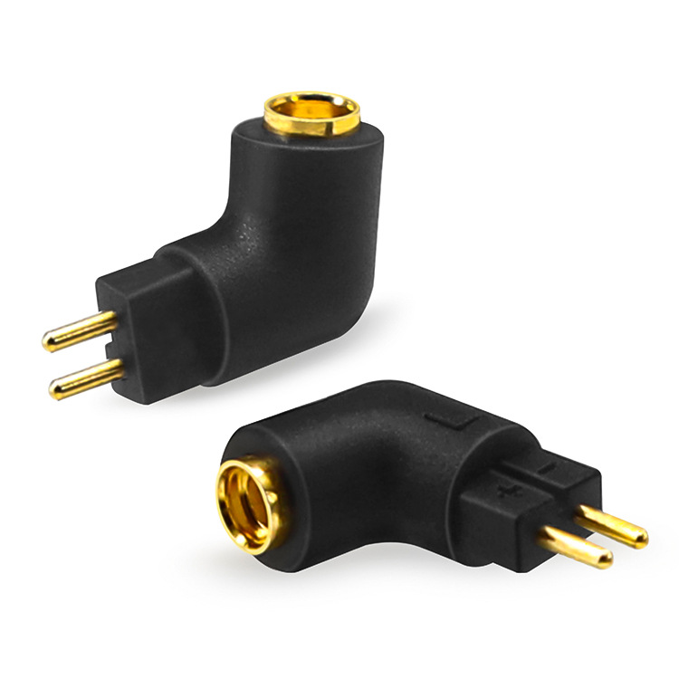 Okcsc 0,78mm macho a MMCX hembra adaptador 2PIN 0,78 a MMCX macho a hembra adaptador de auriculares