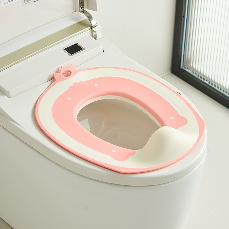 Anillo de inodoro para niños, anillo de inodoro para bebé, cojín para inodoro para bebé, cojín antideslizante simple para inodoro para bebé