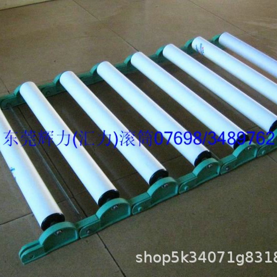 卸车PVC输送梯滚筒输送机滚筒排卸货机械装车塑料流水线地滚线