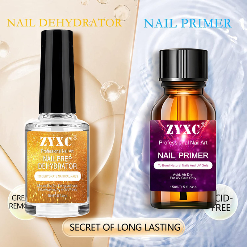 Nail Polish Primer and Dehydrator for Acrylic Powder and Gel Nail Polish