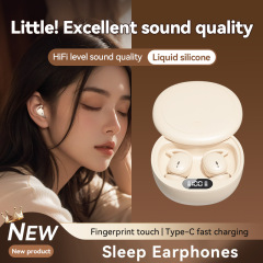TWS睡眠用イヤホン ノイズキャンセリング Bluetooth ワイヤレス5.4 プライベートモデル ミニ インイヤー型 長時間バッテリー Bluetooth ワイヤレスイヤホン