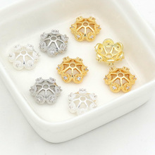 ��ɫ14K�����Ƕ�ʯ�U�ջ��л�ñdiy�ֹ���������ñ�Ʒ���C21