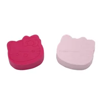 Eyelash Practice Sponge Hello Kitty, 10 pcs per bag, foam training pad 5×4×3 cm