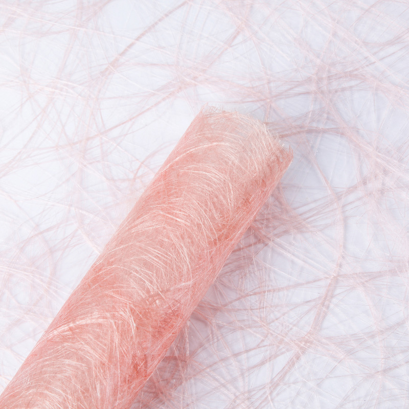 Nuevo papel Raffi al por mayor papel de arte de color sólido agujero ramo florista florista papel de embalaje de flores