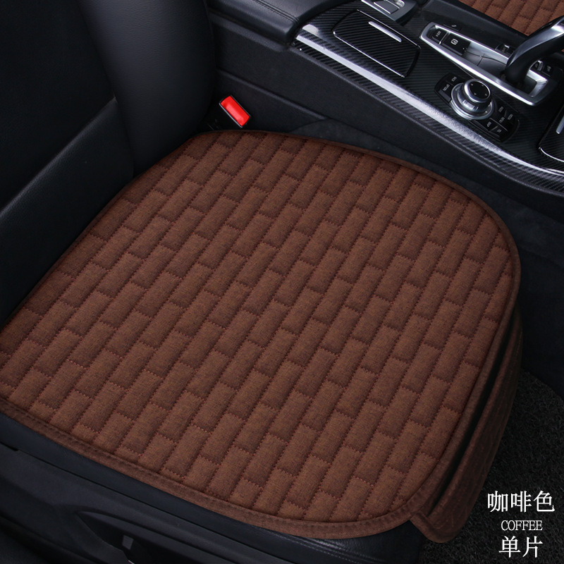 Cojín de asiento de coche de lino conjunto de tres piezas cojín de asiento DE LINO DE VERANO cómodo cojín de asiento transpirable