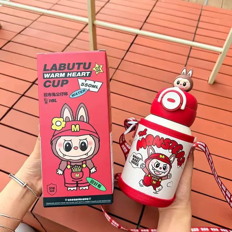 卡通幼儿园保温杯316不锈钢高颜值萌趣小学生儿童便携吸管保温杯|undefined