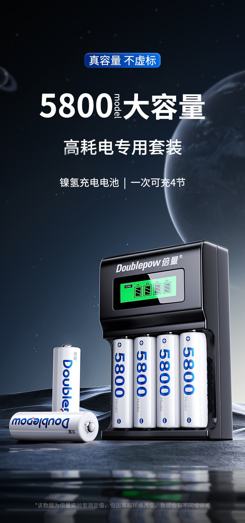 Double No. 5 Rechargeable Battery Large Capacity 1.2V Nickel Metal Hydride Aa 3300Mah No. 5 Toy Car Ktv Microphone Dedicated