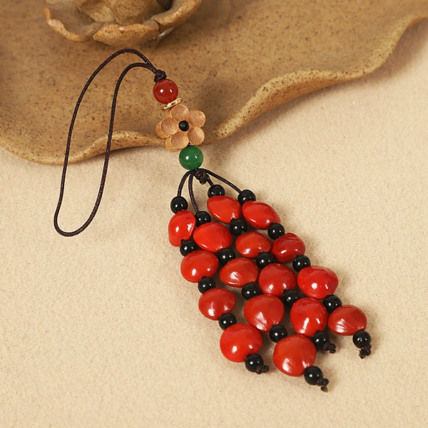 New peach wood plum blossom-16 acacia red bean style