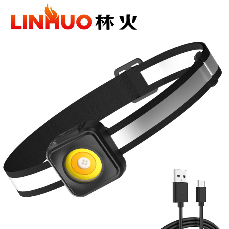 2023 transfronteriza nueva COB brillante luz de pesca nocturna luz roja advertencia de carga portátil al aire libre de largo alcance Gran Reflector faro