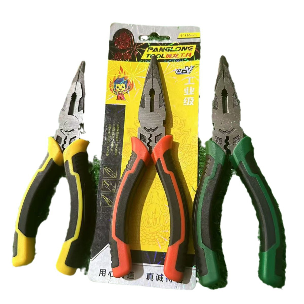 Alicates de punta afilada multifuncionales Alicates de alambre universales Alicates de punta afilada de grado industrial Alicates de alambre de tracción Alicates eléctricos Alicates de pelado que ahorran trabajo