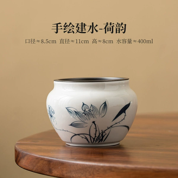 Hand-painted Jianshui-Lotus Rhyme