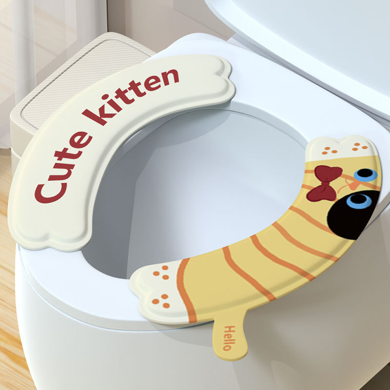 新型便器マット四季通用防水便器貼りはEVA便器マットを厚くします。|undefined