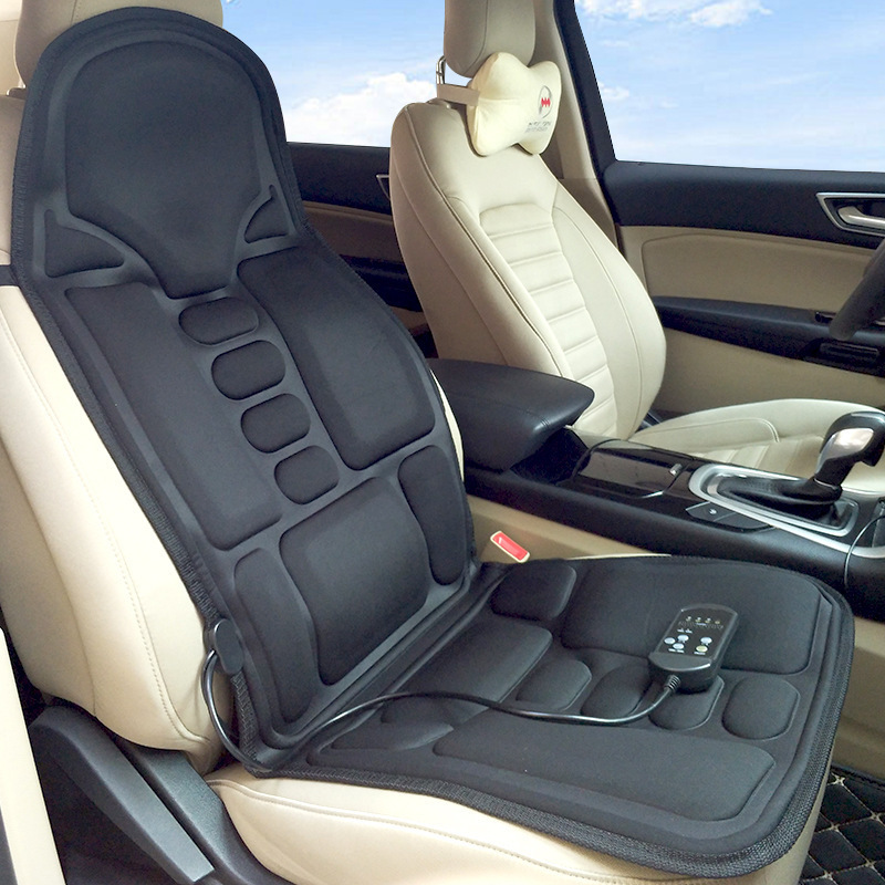 Qìchē Car Massage Seat Cushion Multifunctional Neck Waist Vibration Full Body (Multi-function pad) - five-heads