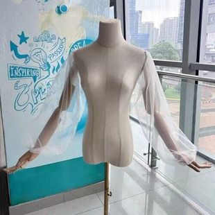 New Simple Transparent White Mesh Sleeves Ruffled Elastic Wedding Dress Super Fairy Hand Sleeves Dress Accessories
