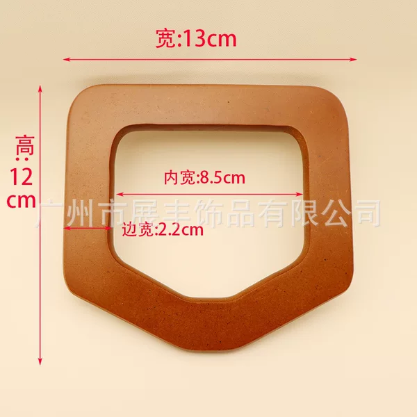 Manufacturer wholesale wooden handles, square wooden handles, DIY woven bag handle accessories, exclusively for cross-border sales