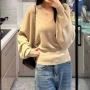 长袖修身v领2026打底衫