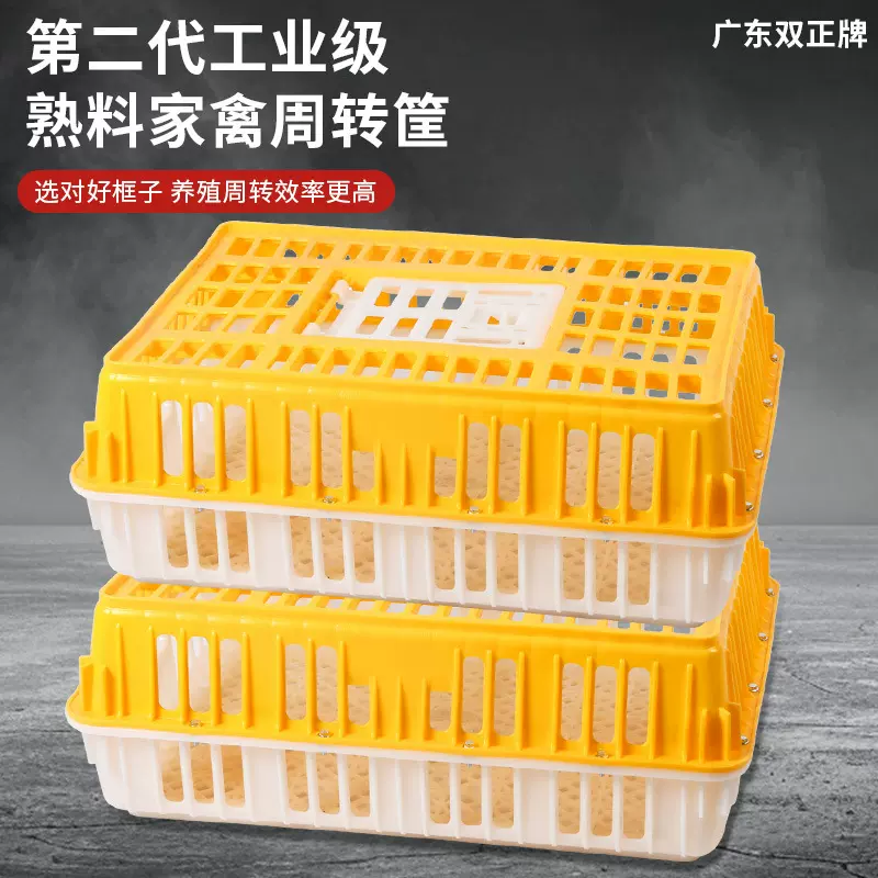 大号周转筐家禽大型运输笼养殖专用厂家批发鸡鸭鹅加厚塑料鸡笼