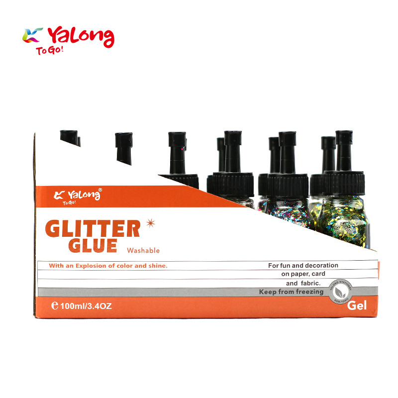 Pegamento Líquido con Brillantina de 6 Colores PVA para Manualidades DIY image 6